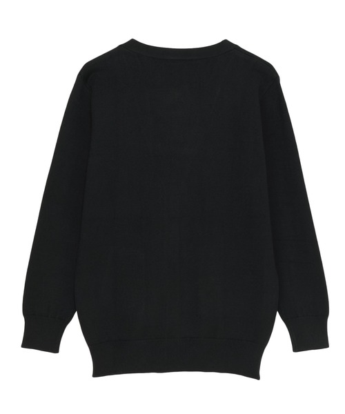 TOKYO SHIRTS（トウキョウシャツ）の「もちもち Vネック ミドル カーディガン（カーディガン/ボレロ・レディース・ネイビー/チャコール/ブラック・L/LL/M）」の5枚目の写真