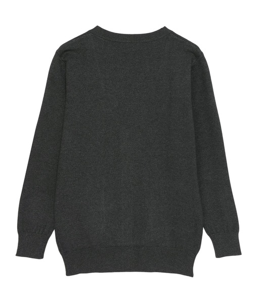 TOKYO SHIRTS（トウキョウシャツ）の「もちもち Vネック ミドル カーディガン（カーディガン/ボレロ・レディース・ネイビー/チャコール/ブラック・L/LL/M）」の12枚目の写真