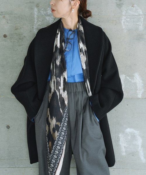 VERMEIL par iena(ヴェルメイユパーイエナ)の「wool over coat(その他アウター・レディース・ベージュ/ブラック・38/36)」の3枚目の写真