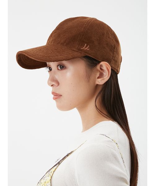 Mila Owen（ミラオーウェン）の「M刺繍コーデュロイキャップ（キャップ・レディース・キャメル/ピンク/ベージュ・F）」の15枚目の写真