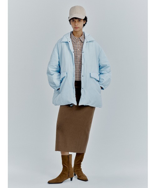 Mila Owen（ミラオーウェン）の「M刺繍コーデュロイキャップ（キャップ・レディース・キャメル/ピンク/ベージュ・F）」の5枚目の写真