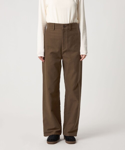 ブラウン ワークパンツ コットン　34サイズ　モールスキン Steven Alan＞コットン モールスキン パンツ（その他パンツ）｜Steven