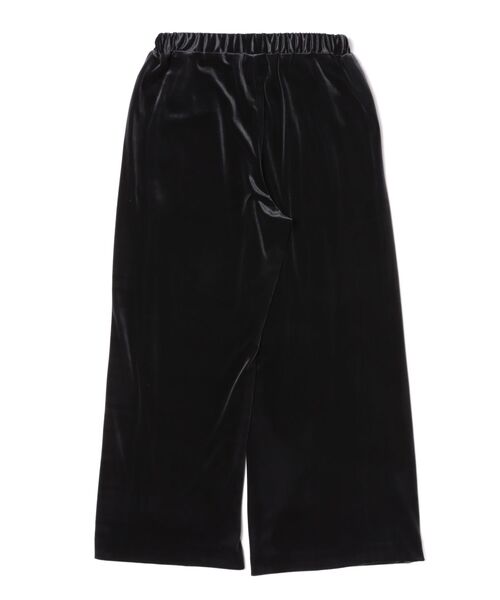 STRAWBERRY-FIELDS（ストロベリーフィールズ）の「スノーベロア_ベロアイージーパンツ（その他パンツ・レディース・ダークブラウン/ブラック・2）」の3枚目の写真