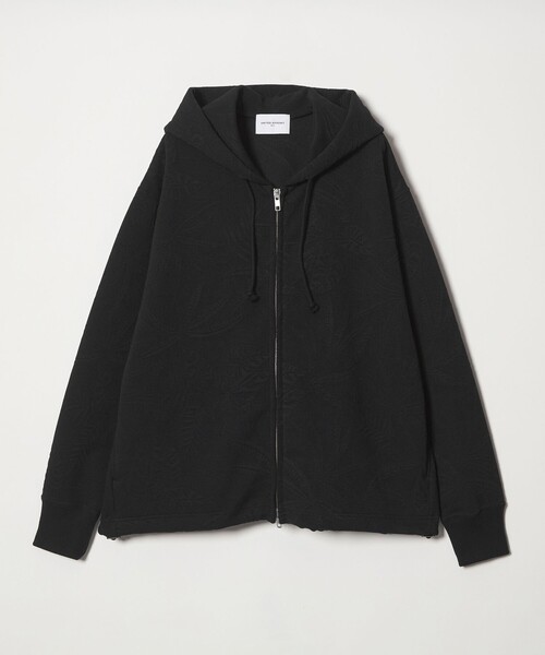 UNITED ARROWS（ユナイテッドアローズ）の「リーヴズ ジャガード スウェット パーカー（スウェット・レディース・ブラック・FREE）」の8枚目の写真
