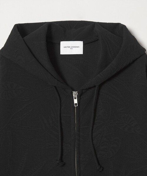 UNITED ARROWS（ユナイテッドアローズ）の「リーヴズ ジャガード スウェット パーカー（スウェット・レディース・ブラック・FREE）」の10枚目の写真