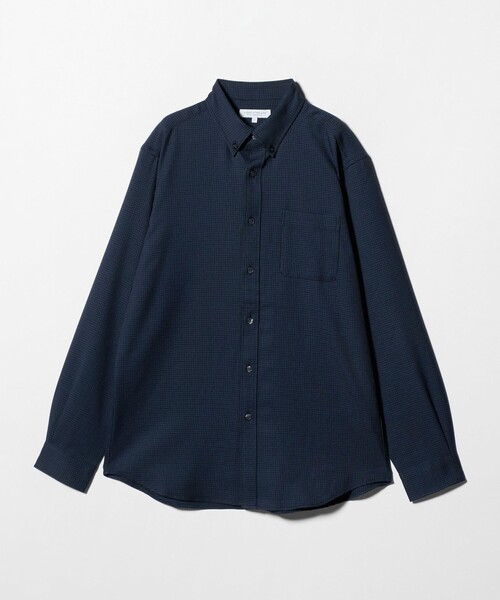 A DAY IN THE LIFE UNITED ARROWS(アデイインザライフユナイテッドアローズ)の「ウールライク ガンクラブ チェック ボタンダウンシャツ<A DAY IN THE LIFE>(シャツ/ブラウス・メンズ・ネイビー/ダークグレー・L/M)」の2枚目の写真