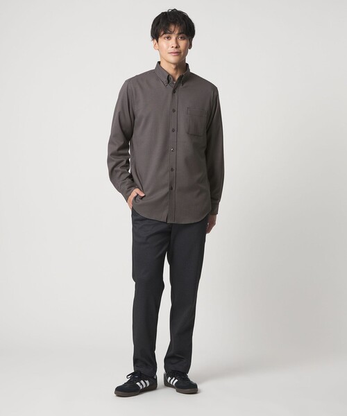A DAY IN THE LIFE UNITED ARROWS(アデイインザライフユナイテッドアローズ)の「ウールライク ガンクラブ チェック ボタンダウンシャツ<A DAY IN THE LIFE>(シャツ/ブラウス・メンズ・ネイビー/ダークグレー・L/M)」の5枚目の写真