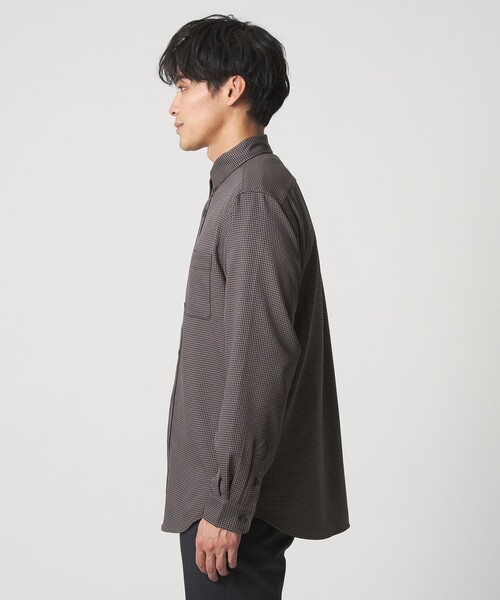 A DAY IN THE LIFE UNITED ARROWS(アデイインザライフユナイテッドアローズ)の「ウールライク ガンクラブ チェック ボタンダウンシャツ<A DAY IN THE LIFE>(シャツ/ブラウス・メンズ・ネイビー/ダークグレー・L/M)」の7枚目の写真