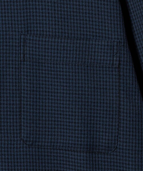 A DAY IN THE LIFE UNITED ARROWS(アデイインザライフユナイテッドアローズ)の「ウールライク ガンクラブ チェック ボタンダウンシャツ<A DAY IN THE LIFE>(シャツ/ブラウス・メンズ・ネイビー/ダークグレー・L/M)」の12枚目の写真