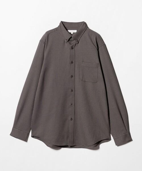A DAY IN THE LIFE UNITED ARROWS(アデイインザライフユナイテッドアローズ)の「ウールライク ガンクラブ チェック ボタンダウンシャツ<A DAY IN THE LIFE>(シャツ/ブラウス・メンズ・ネイビー/ダークグレー・L/M)」の14枚目の写真