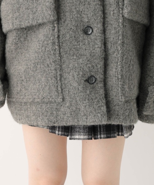 AYページ♡ジャケット ボアシャギーミドルジャケット 611464（その他アウター）｜Heather