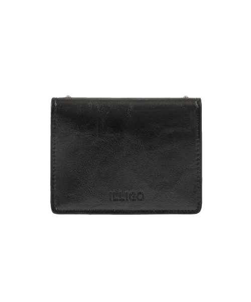 ILLIGO（イリゴ）の「レターフォールドカード財布 ブラック（札入れ/マネークリップ・レディース・その他・OS）」の2枚目の写真