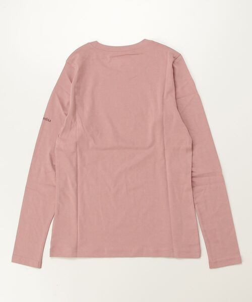 Columbia（コロンビア）の「コロンビア  ヘーゼルデルヒルロングスリーブグラフィックTシャツ（Tシャツ/カットソー・キッズ・スモークピンク/ブルーグレー・J/S/J/M/J/L/J/XS）」の3枚目の写真