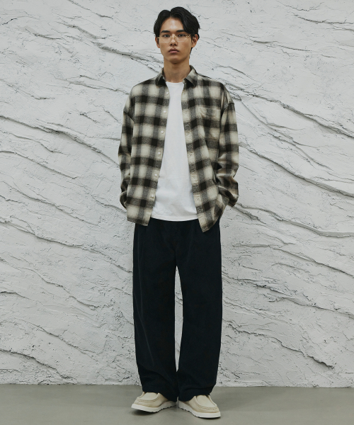 SIGNATURE（シグネチャ）の「ワンタックコーデュロイワイドパンツ[ブラック]（その他パンツ・レディース・その他・X-LARGE/SMALL/MEDIUM/LARGE）」の13枚目の写真