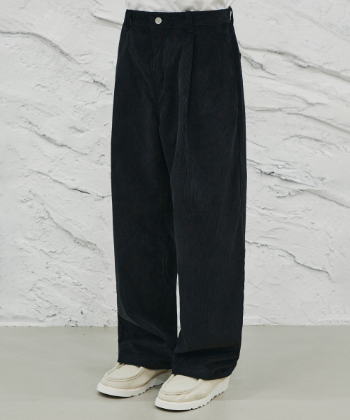 SIGNATURE（シグネチャ）の「ワンタックコーデュロイワイドパンツ[ブラック]（その他パンツ・レディース・その他・X-LARGE/SMALL/MEDIUM/LARGE）」の15枚目の写真