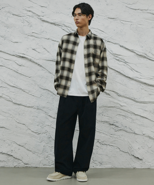 SIGNATURE（シグネチャ）の「ワンタックコーデュロイワイドパンツ[ブラック]（その他パンツ・レディース・その他・X-LARGE/SMALL/MEDIUM/LARGE）」の8枚目の写真