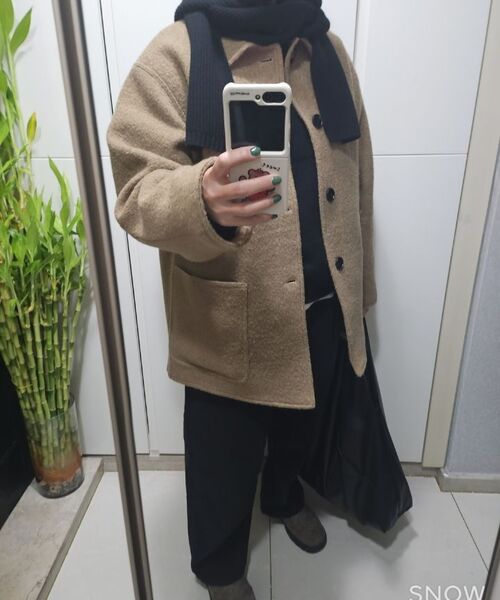 SIGNATURE（シグネチャ）の「ワンタックコーデュロイワイドパンツ[ブラック]（その他パンツ・レディース・その他・X-LARGE/SMALL/MEDIUM/LARGE）」の5枚目の写真