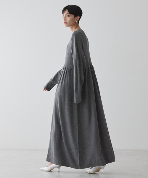 AMERICAN HOLIC（アメリカンホリック）の「【WEB限定】バイパチティアードニットワンピース（ワンピース・レディース・ブラック/ブルー/杢グレー・FREE）」の10枚目の写真