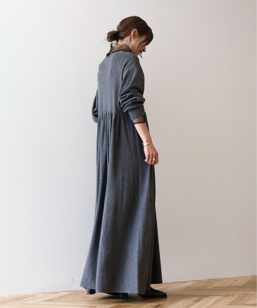 AMERICAN HOLIC（アメリカンホリック）の「【WEB限定】バイパチティアードニットワンピース（ワンピース・レディース・ブラック/ブルー/杢グレー・FREE）」の12枚目の写真