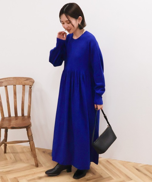 セール】【WEB限定】バイパチティアードニットワンピース（ワンピース