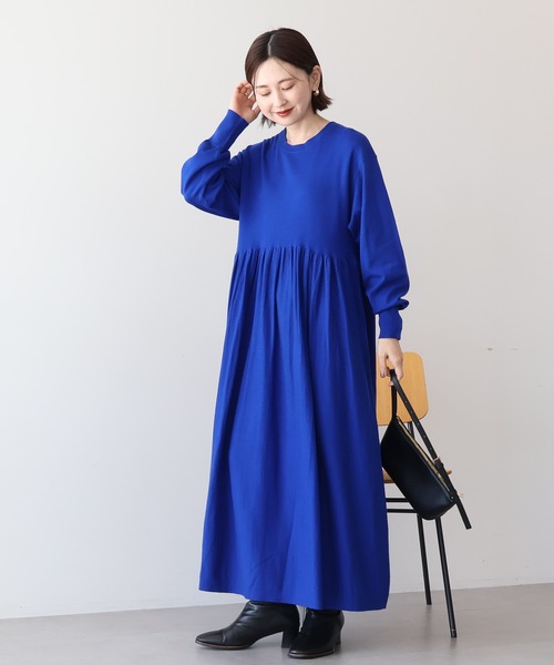 WEB限定】バイパチティアードニットワンピース（ワンピース