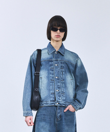 STANDARDERROR（スタンダードエラー）の「87-STAN120 [ニュートロ] ソリッドウォッシングホルダーデニムジャケットヴィンテージブルー（デニムジャケット）」