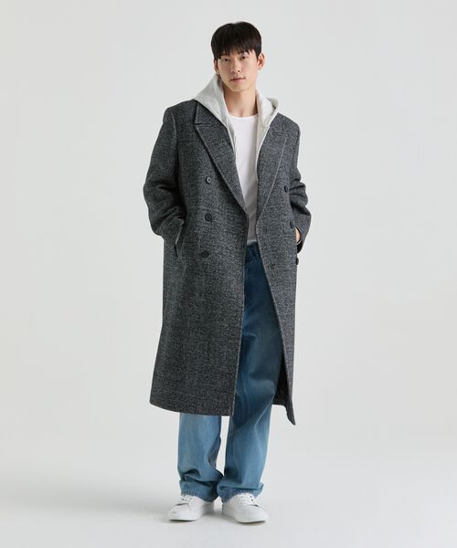 MUSINSA STANDARD（ムシンサスタンダード）の「リラックスドCRスcoopネック長袖Tシャツ[ホワイト]（Tシャツ/カットソー・メンズ・その他・SMALL/MEDIUM/LARGE/X-LARGE/XX-LARGE/XXX-LARGE）」の15枚目の写真