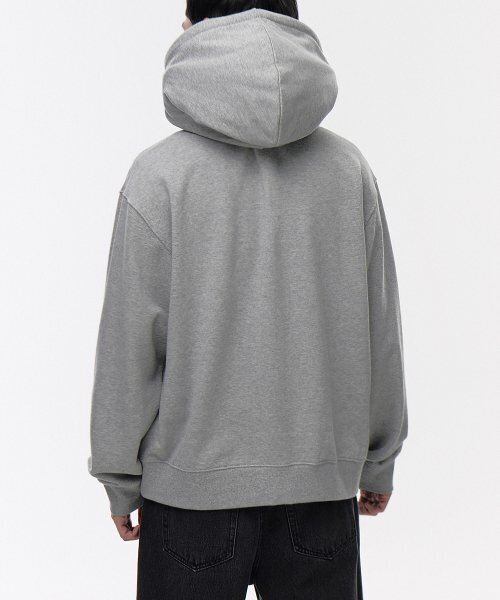 エアネックピローオーバーサイズフードパーカージップアップ