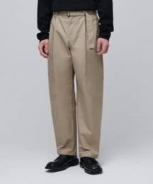 セミバルーンベルト付きチノパンツ[ベージュ]