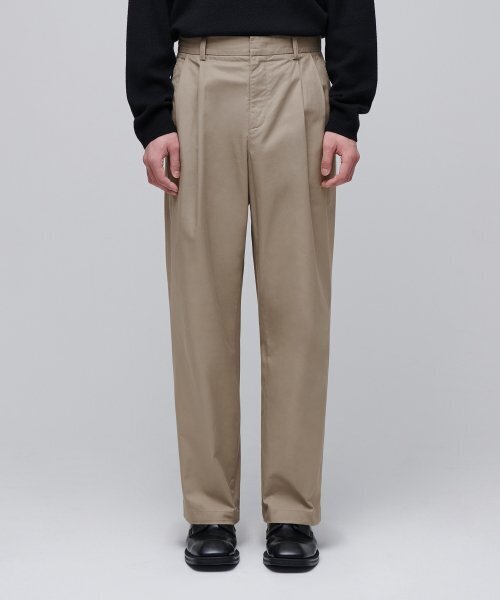 MUSINSA STANDARD（ムシンサスタンダード）の「セミバルーンベルト付きチノパンツ[ベージュ]（その他パンツ・メンズ・その他・40/38/42/34/32/30/31/33/26/28/29/27）」の3枚目の写真