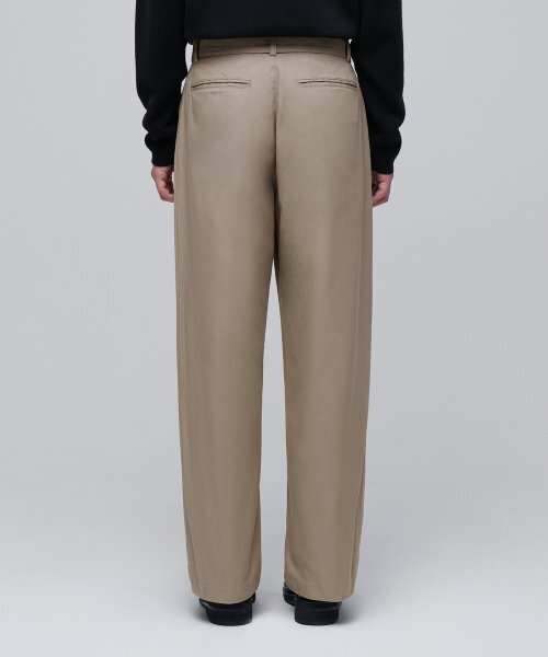 MUSINSA STANDARD（ムシンサスタンダード）の「セミバルーンベルト付きチノパンツ[ベージュ]（その他パンツ・メンズ・その他・40/38/42/34/32/30/31/33/26/28/29/27）」の4枚目の写真