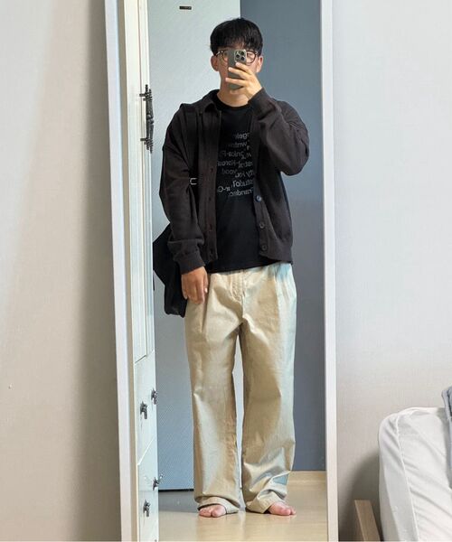 MUSINSA STANDARD（ムシンサスタンダード）の「セミバルーンベルト付きチノパンツ[ベージュ]（その他パンツ・メンズ・その他・40/38/42/34/32/30/31/33/26/28/29/27）」の11枚目の写真