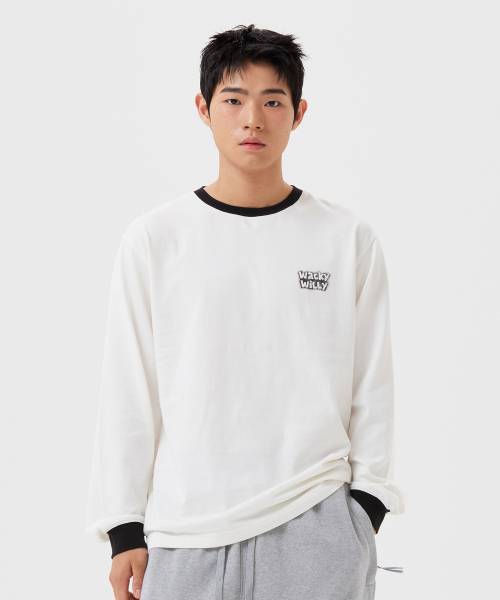 Wacky WiLLy(ワッキーウィリー)の「ナグランロングスリーブクリーム(Tシャツ/カットソー・レディース・その他・SMALL/MEDIUM/LARGE)」の1枚目の写真