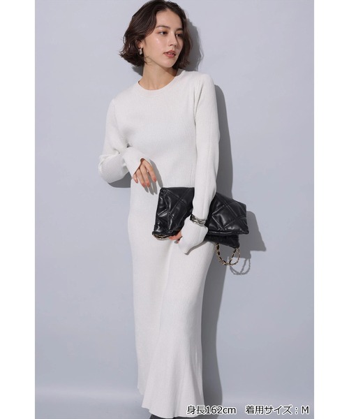 ラメニットロングワンピース（ワンピース）｜Arpege story