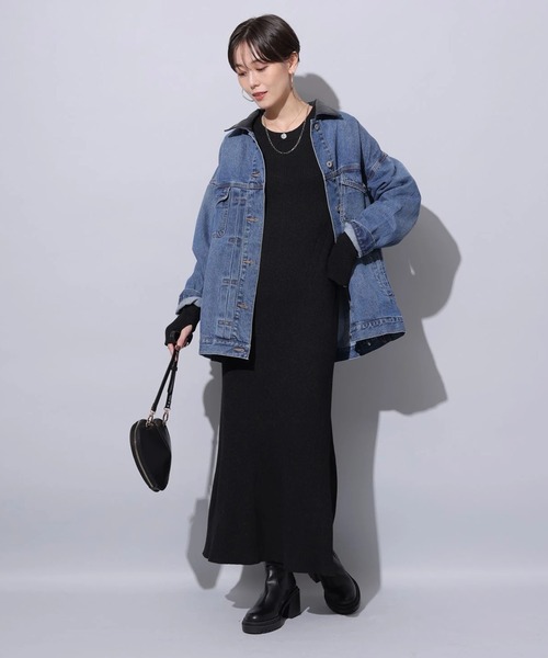 ラメニットロングワンピース（ワンピース）｜Arpege story