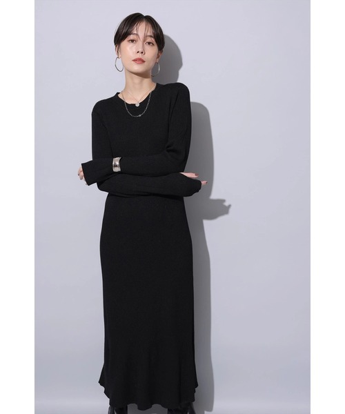 ラメニットロングワンピース（ワンピース）｜Arpege story