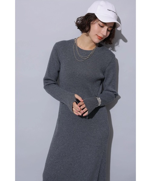 ラメニットロングワンピース（ワンピース）｜Arpege story