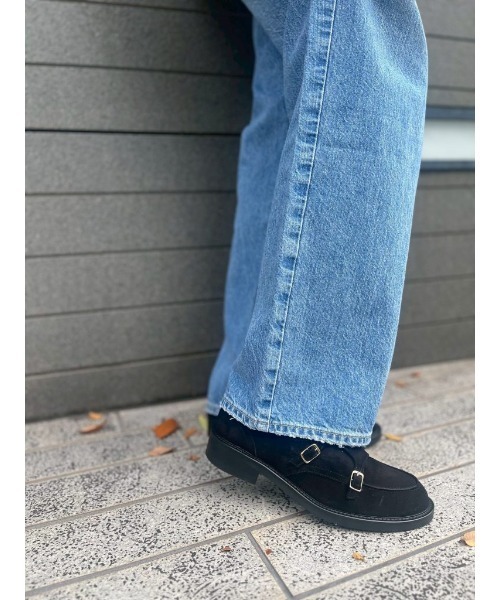 Scrap Book（スクラップブック）の「【STATUS】スウェードバックル ローファー（ローファー・レディース・ブラウン/ブラック・37）」の8枚目の写真