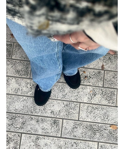 Scrap Book（スクラップブック）の「【STATUS】スウェードバックル ローファー（ローファー・レディース・ブラウン/ブラック・37）」の9枚目の写真