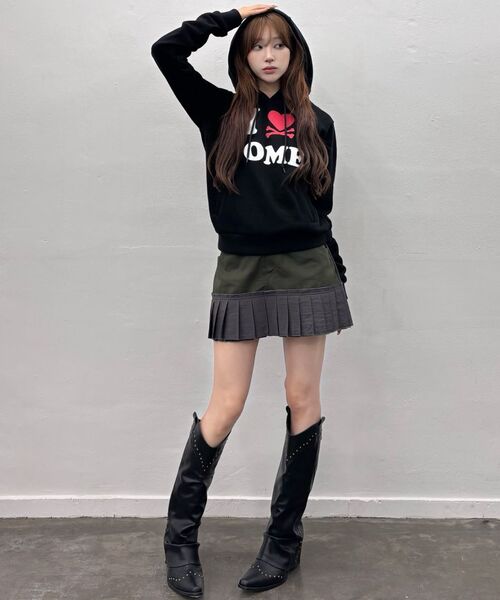 LUVISTRUE(ラヴイズトゥルー)の「GT I LOVE HOME HOOD TEE(CAMO)(パーカー・レディース・その他・FREE)」の6枚目の写真