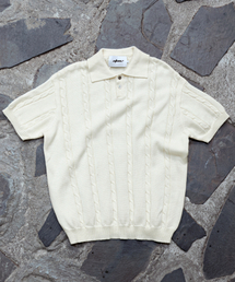 XTONZ（エクストーンズ）の「XTK016 ダッフルディール ねじりニット (クリーム)（ニット/セーター）」