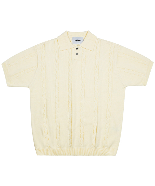 XTONZ（エクストーンズ）の「XTK016 ダッフルディール ねじりニット (クリーム)（ニット/セーター・メンズ・その他・LARGE/MEDIUM）」の5枚目の写真