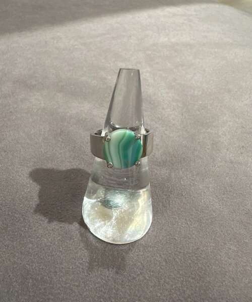 BEARDSLEY（ビアズリー）の「《±BALANCE》シルバーリング（リング・レディース・ホワイト/ピンク/ブルー/グリーン・11/13）」の8枚目の写真