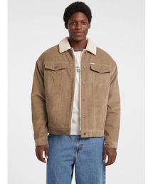 GUESS ダークブラウン ボア襟 スエードジャケット GUESS ダークブラウン ボア襟 スエードジャケット