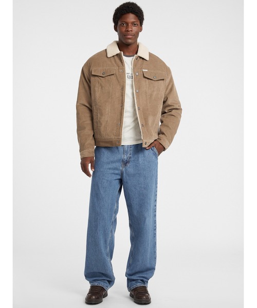 GUESS JEANS(ゲスジーンズ)の「GUESS JEANS Trucker Jacket ボアジャケット(ブルゾン・メンズ・ブラック/ライトブラウン・MEDIUM/SMALL/LARGE/X-LARGE)」の12枚目の写真