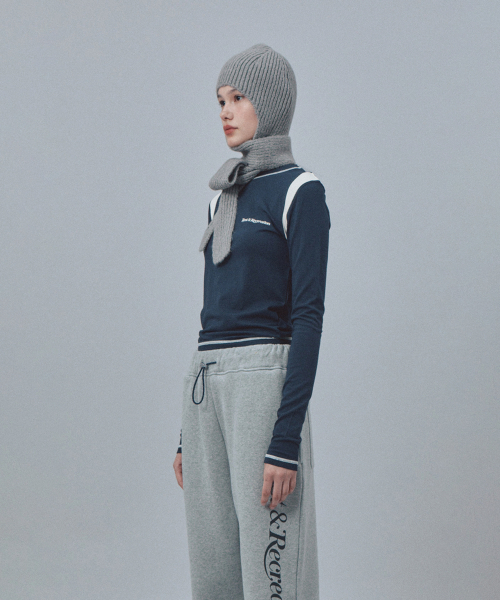 Rest&Recreation(レストアンドレクリエーション)の「HAIRY SCARF BEANIE - GREY(ニットキャップ/ビーニー・レディース・その他・ONE)」の3枚目の写真