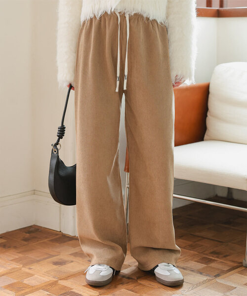 M L 裏ボアコーデュロイワイドパンツ（その他パンツ）｜KOBE LETTUCE