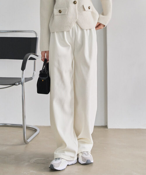 セール】M L 裏ボアコーデュロイワイドパンツ（その他パンツ）｜KOBE