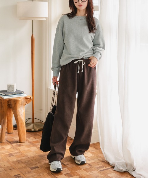 セール】M L 裏ボアコーデュロイワイドパンツ（その他パンツ）｜KOBE