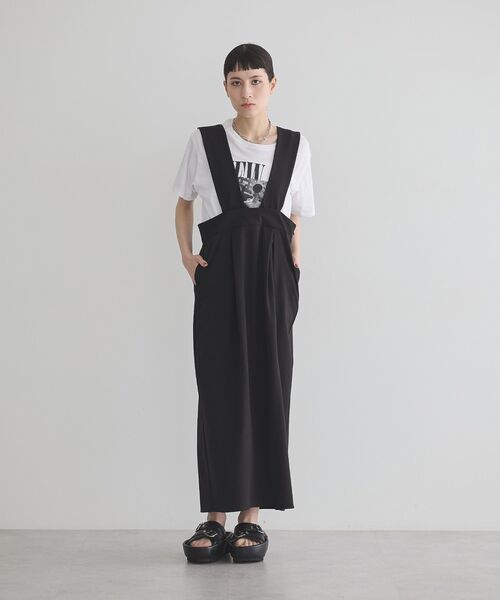 GARAGE OF GOOD CLOTHING(ガレージオブグッドクロージング)の「ジャンパースカート(ジャンパースカート・レディース・ベージュ/ブラック/グレイッシュベージュ・36/38)」の1枚目の写真